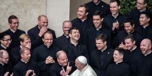 Pope: Priestly celibacy is a gift, but priests need friends