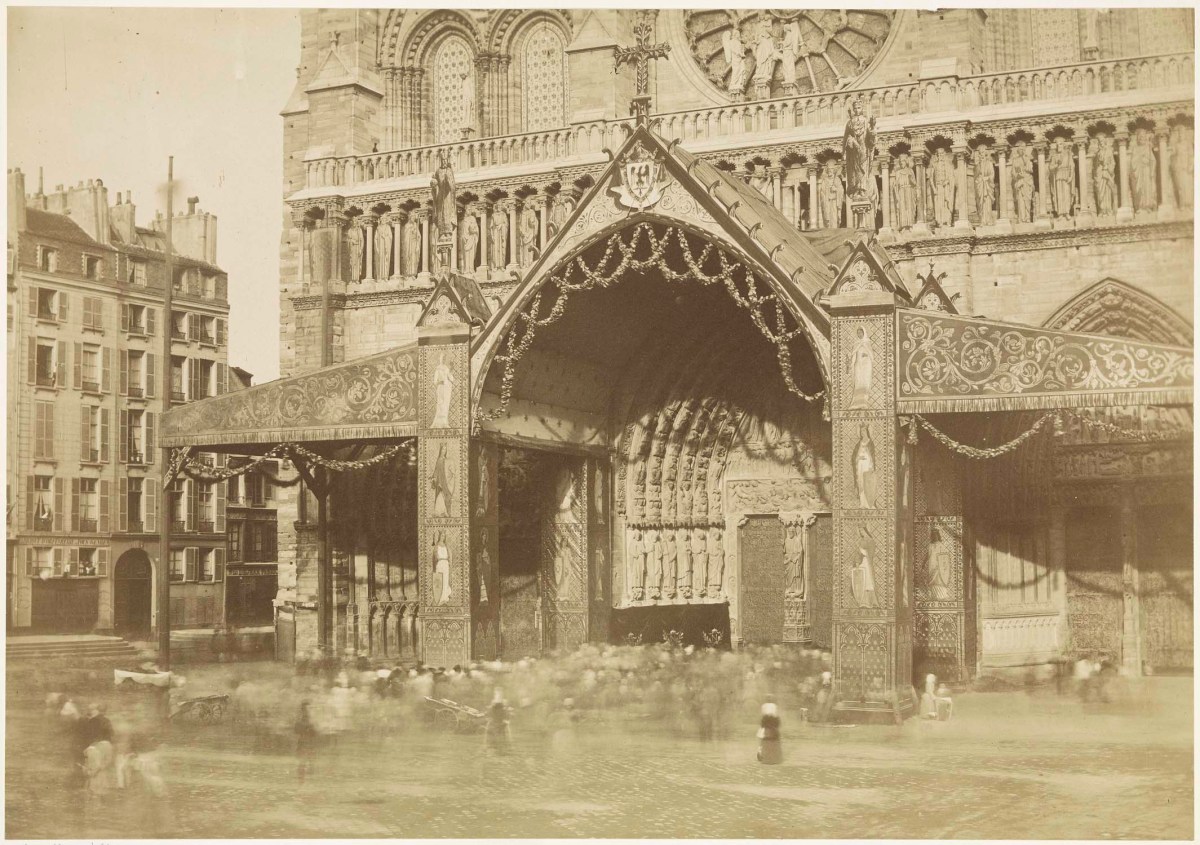 Notre Dame de Paris en 1856 par Marville