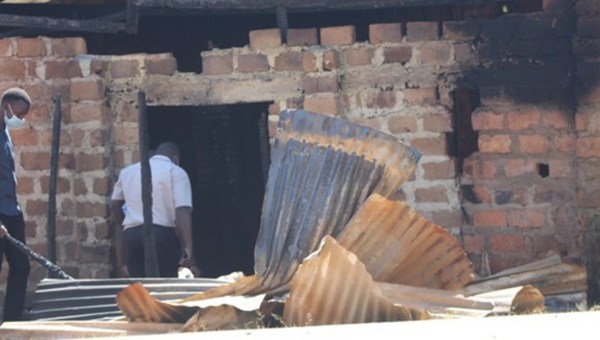 destruction in Otambe