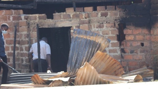 destruction in Otambe
