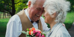 Pen pals by chance, they’ve been happily married for 60 years