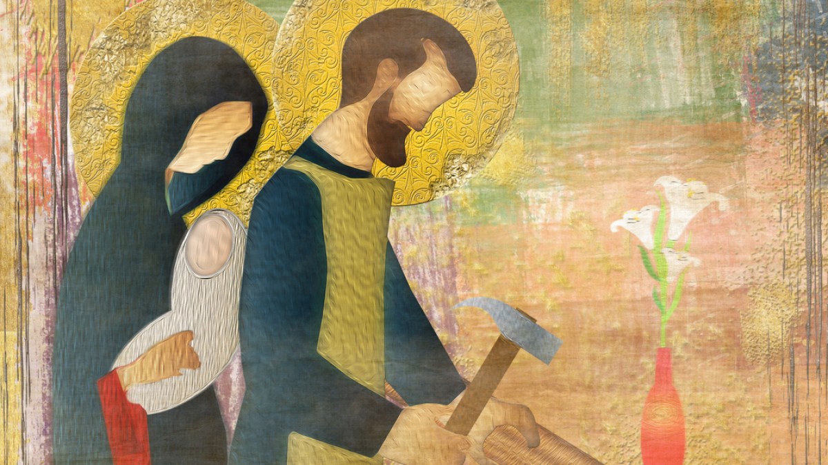 HOLY FAMILY, PAINTING