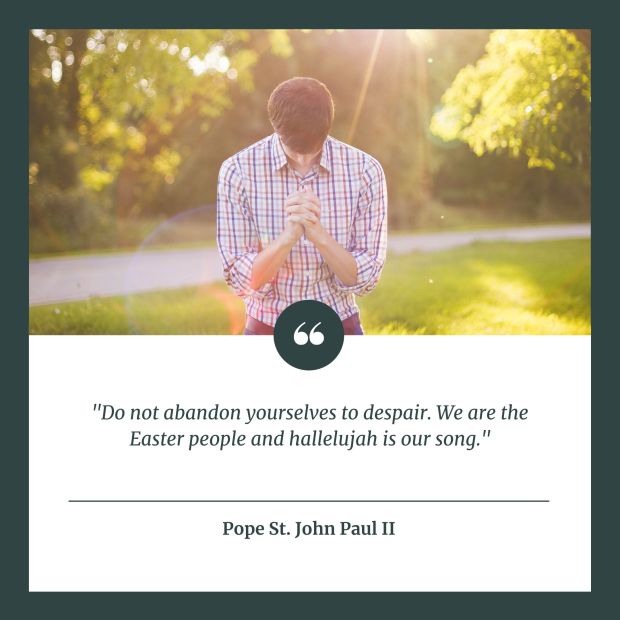 (Slideshow) 3 Quotes from St. Pope John Paul II for Easter during a pandemic