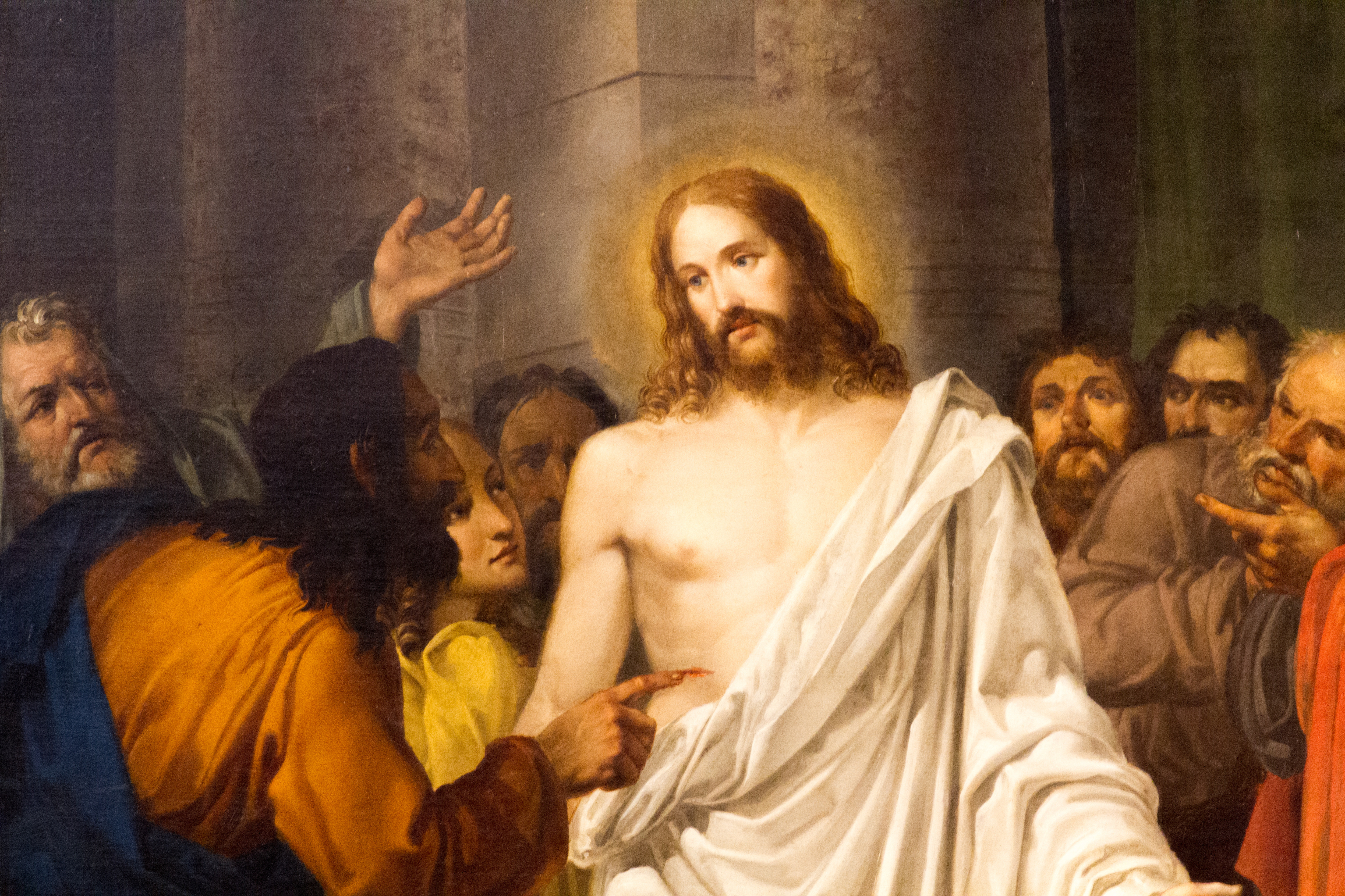 PAINTING OF RESURRECTED JESUS CHRIST EASTER