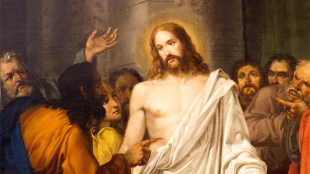 PAINTING OF RESURRECTED JESUS CHRIST EASTER