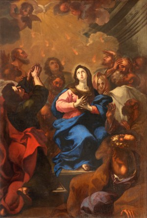 What happened between the Ascension and Pentecost?