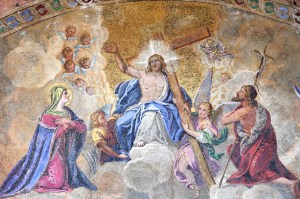 Was Mary present at the ascension of Jesus?