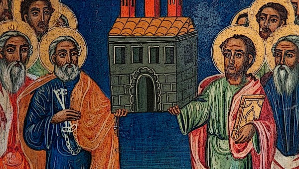 Saints Peter and Paul in unity icon