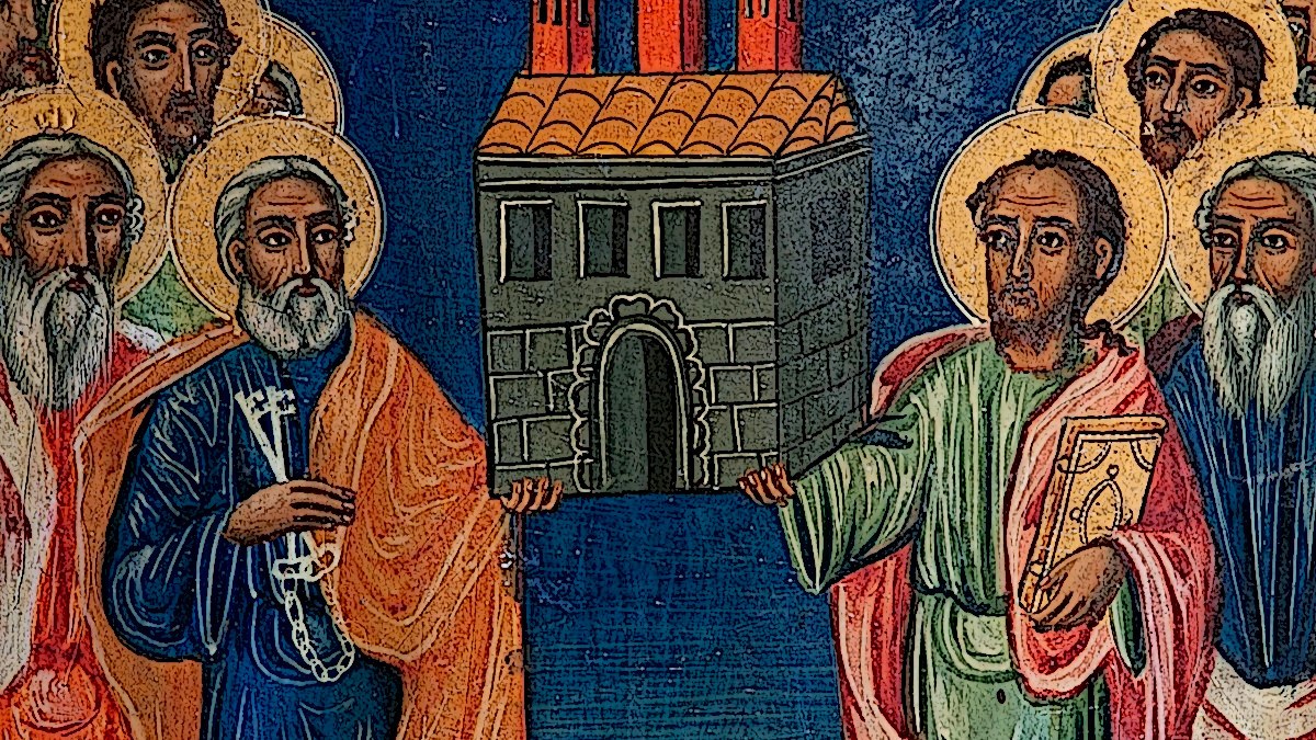 Saints Peter and Paul in unity icon