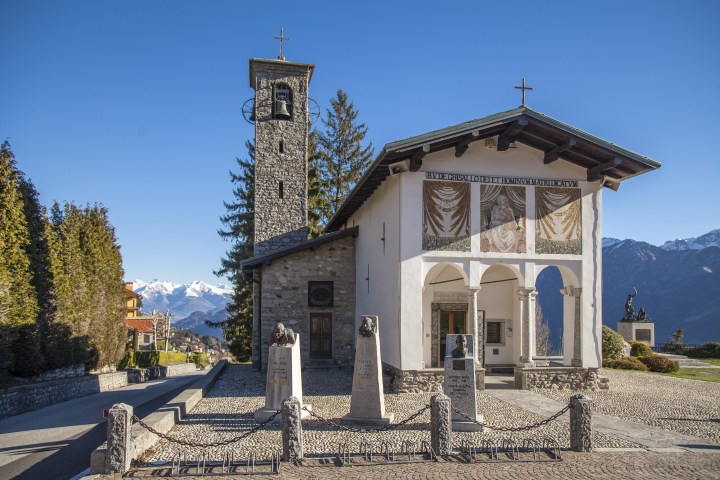 (slideshow) In Italy, cyclists bike to the church of their patron saint