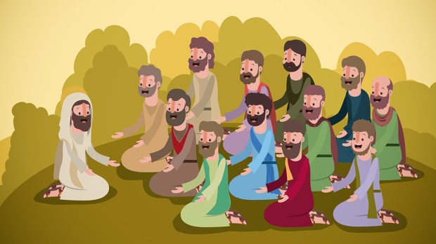 Apostles cartoon