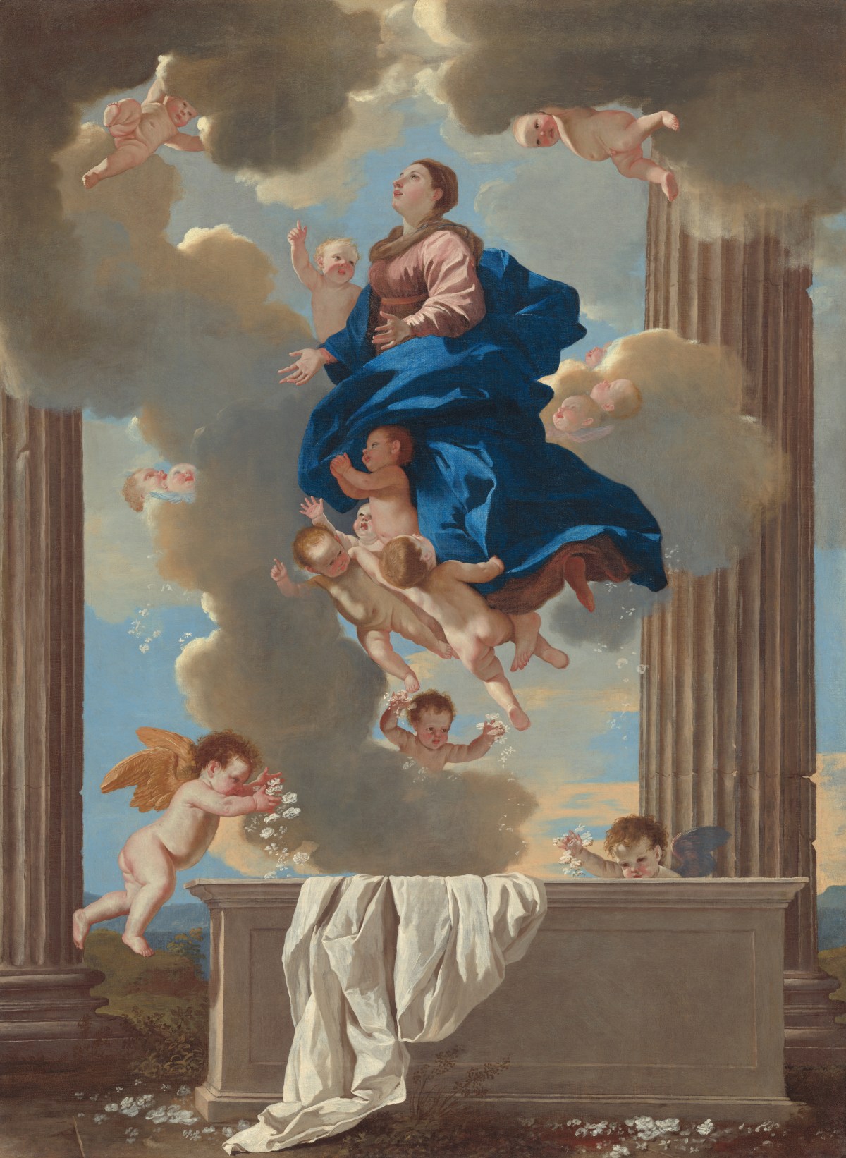 Assumption of the Virgin by Nicholas Poussin (1594 – 1665) at the National Art Museum in Washington D.C.