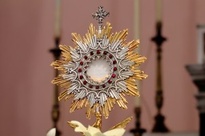 Prayer in adoration of the Blessed Sacrament