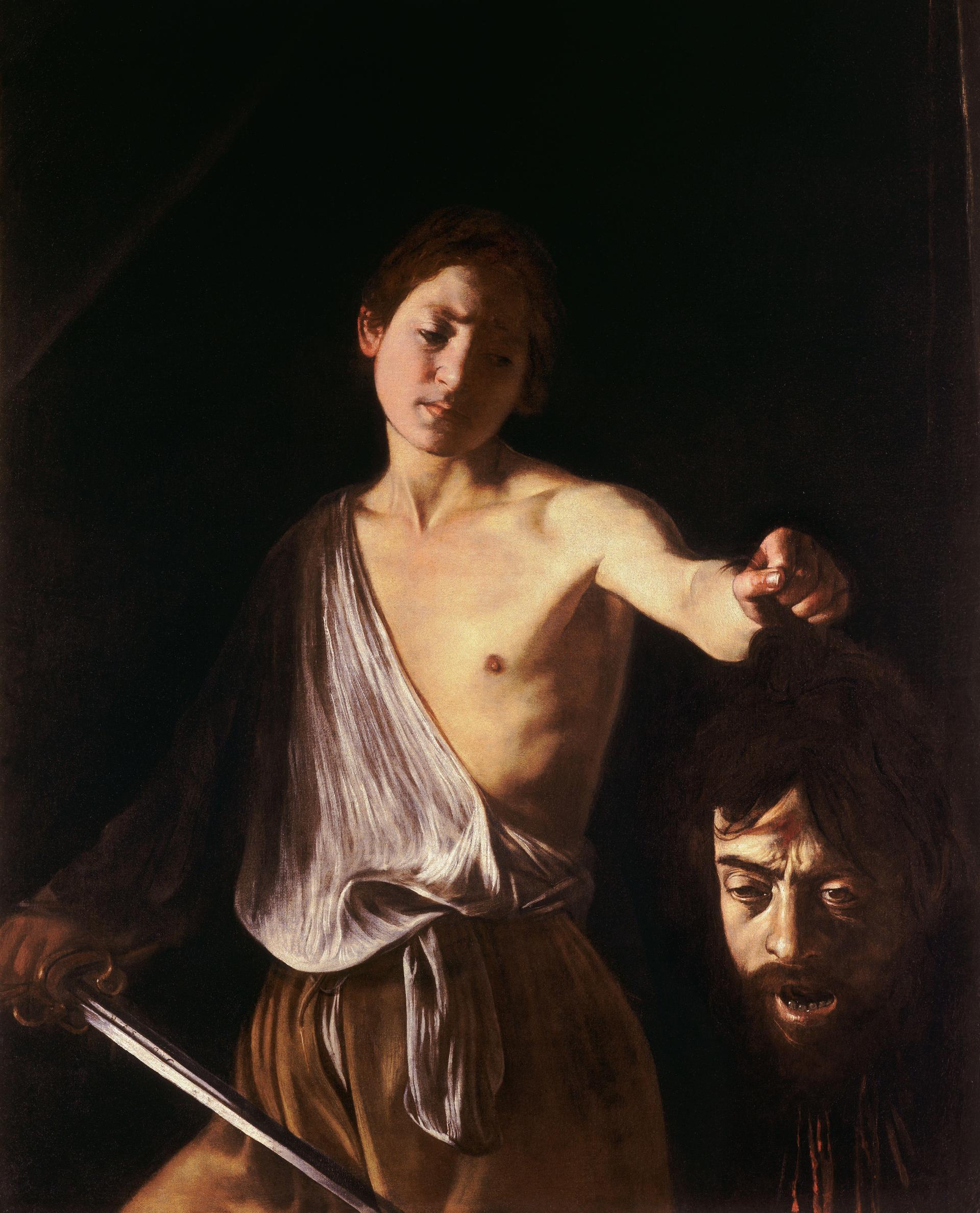 DAVID AND GOLIATH CARAVAGGIO