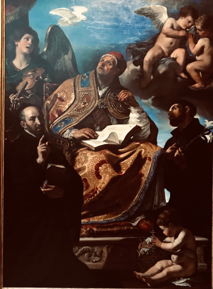 PAPAL TIARA; GUERCINO