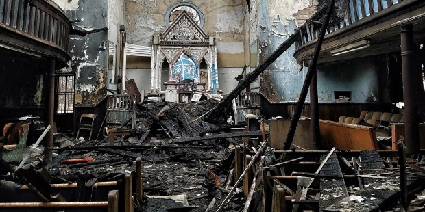 church fire