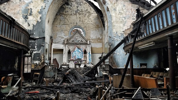 church fire