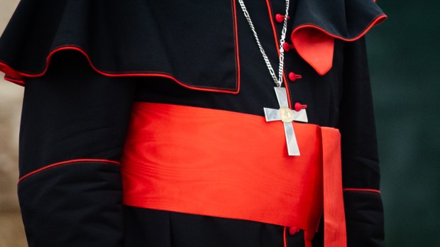 Cardinal in choir dress