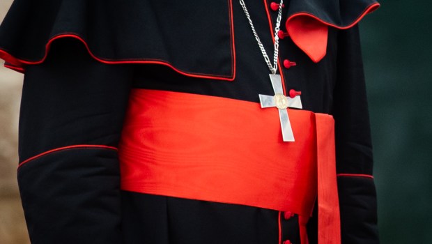 Cardinal in choir dress