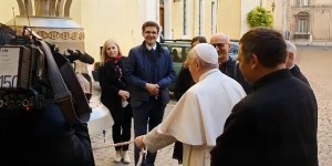 Pope blesses bells symbolizing voices of the unborn