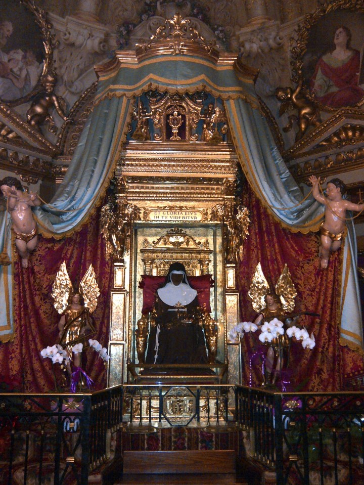 The remains of St. Catherine of Bologna