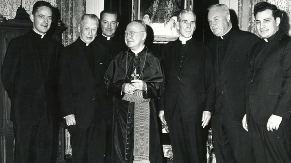 MSGR. HILARY FRANCO WITH FULTON SHEEN
