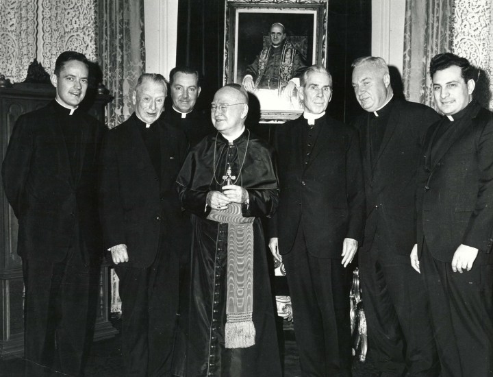 MSGR. HILARY FRANCO WITH FULTON SHEEN