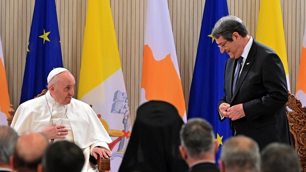 POPE-CYPRUS-GREECE-AFP