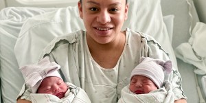 Meet these New Year&#8217;s twins whose birth was one in two million