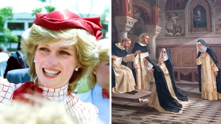 PRINCESS DIANA AND DOMINICAN NUNS