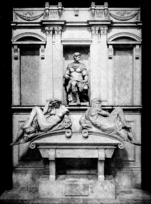 MICHELANGELO STATUES;MEDICI CHAPEL