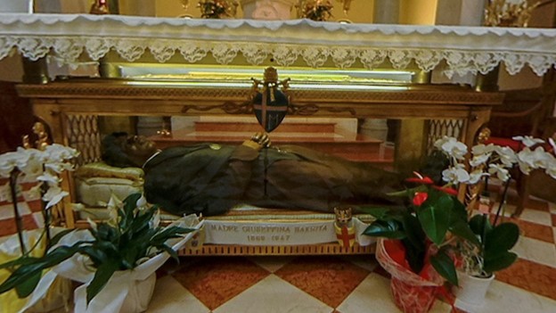 Remains of St. Josephine Bakhita, in the Church of Sacra Famiglia in Schio