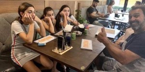 Viral image of family meal at restaurant is mix of creativity and tragedy