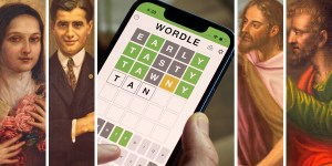 If these 10 saints played Wordle, what would they type in first?