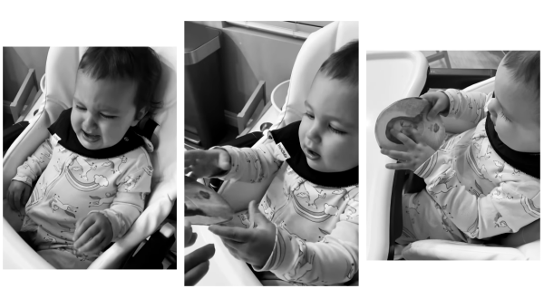 Bebê com imagem de Jesus