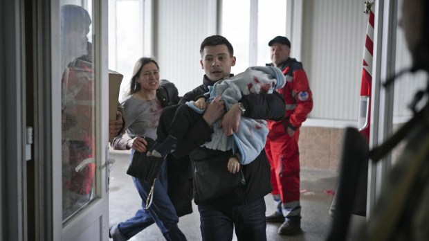 WAR; HOSPITAL; UKRAINE; LITTLE BOY