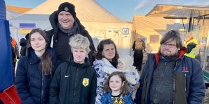 After 12 days spent in the cold, a warm tent: Fr. Briscoe reports from Poland