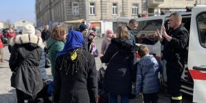 Driving refugees to Krakow: Fr. Patrick Briscoe reports from Poland
