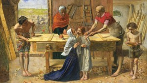 PRE-RAPHAELITES;CHRIST IN THE HOUSE OF HIS PARENTS