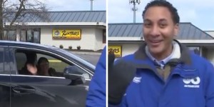 TV reporter’s mom greets him on the job, and it’s the sweetest thing