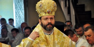 Ukrainian Catholic leader is visiting bomb shelters