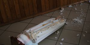 Russian troops looted a seminary in Ukraine, stealing even the rector&#8217;s sneakers