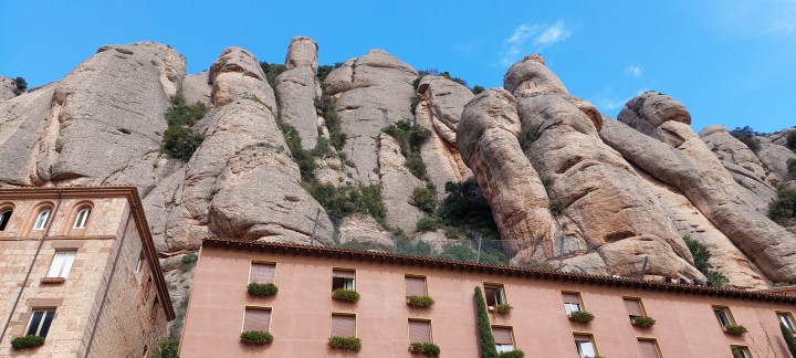 barcelona;Monserrat mountains