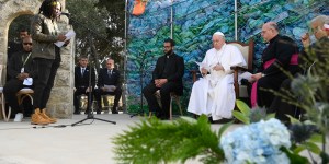 Pope warns of &#8216;shipwreck of civilization&#8217; from Malta