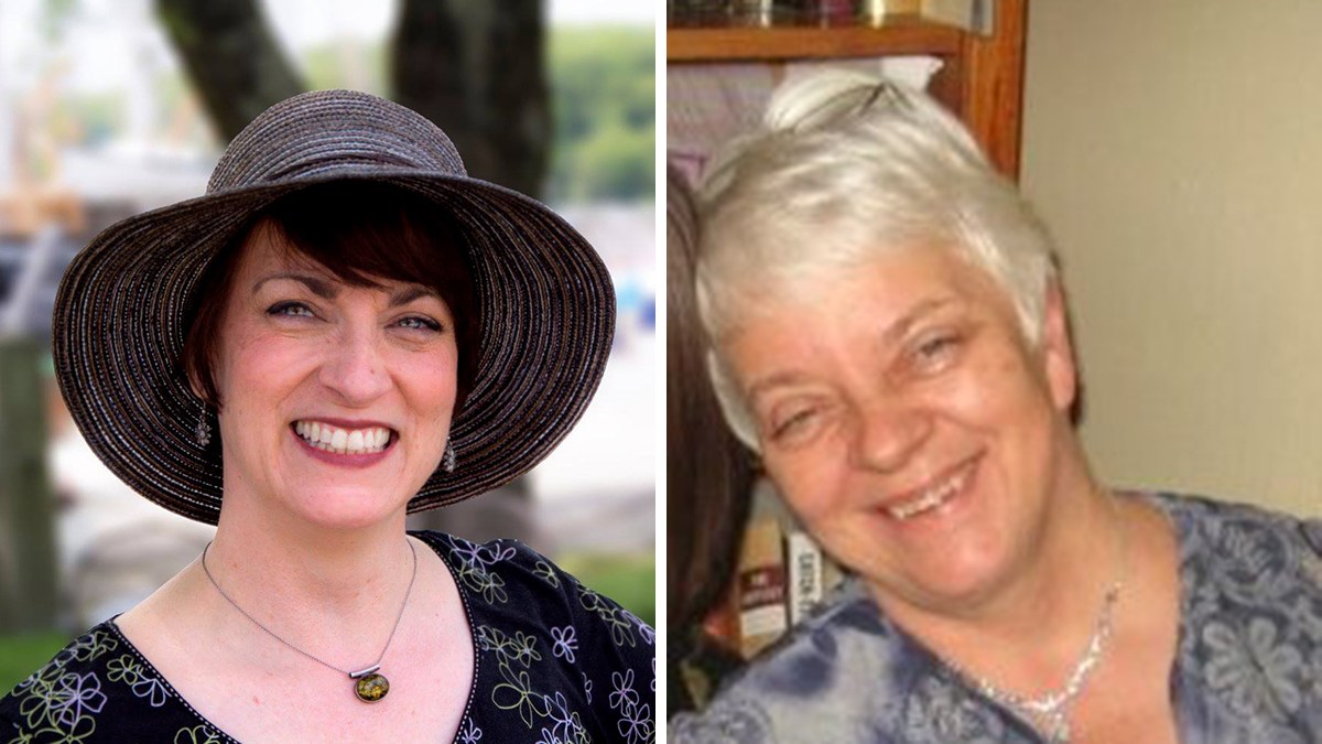 Vicki thorn and Deirdre mcquade