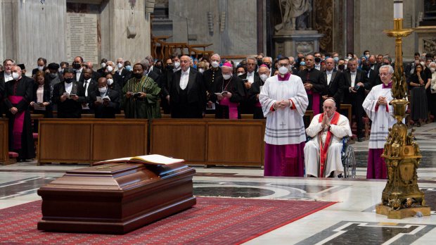 cardinal sodano's funeral in saint peter's basilica
