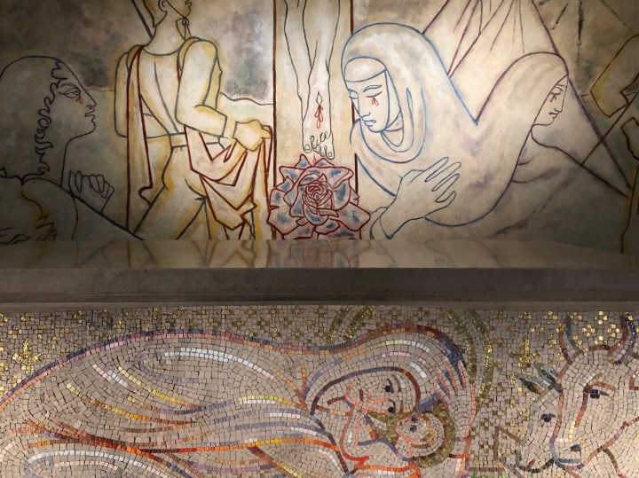 Cocteau;anrep;notre dame de france;london