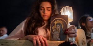 Standing in the feminine genius of the Church, our Mother