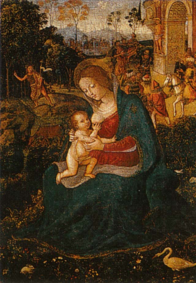VIRGIN MARY;CHRIST;BREASTFEED
