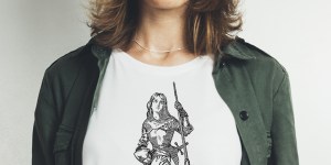 Facing a battle? Be sure to wear a Joan of Arc tee!